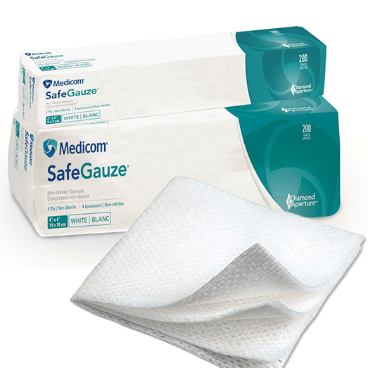 MedVance Super Absorbent Dressing, Non-Adhesive Pads for Wound Care,  Pressure Ulcers & 1st/2nd Degree Burns, Superior Moisture Absorption, Box  of 5