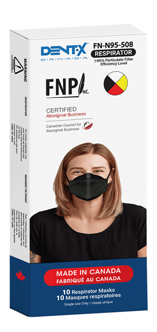 Dentx Face Mask 5 Layer Respirators FN-N95-508 - Black