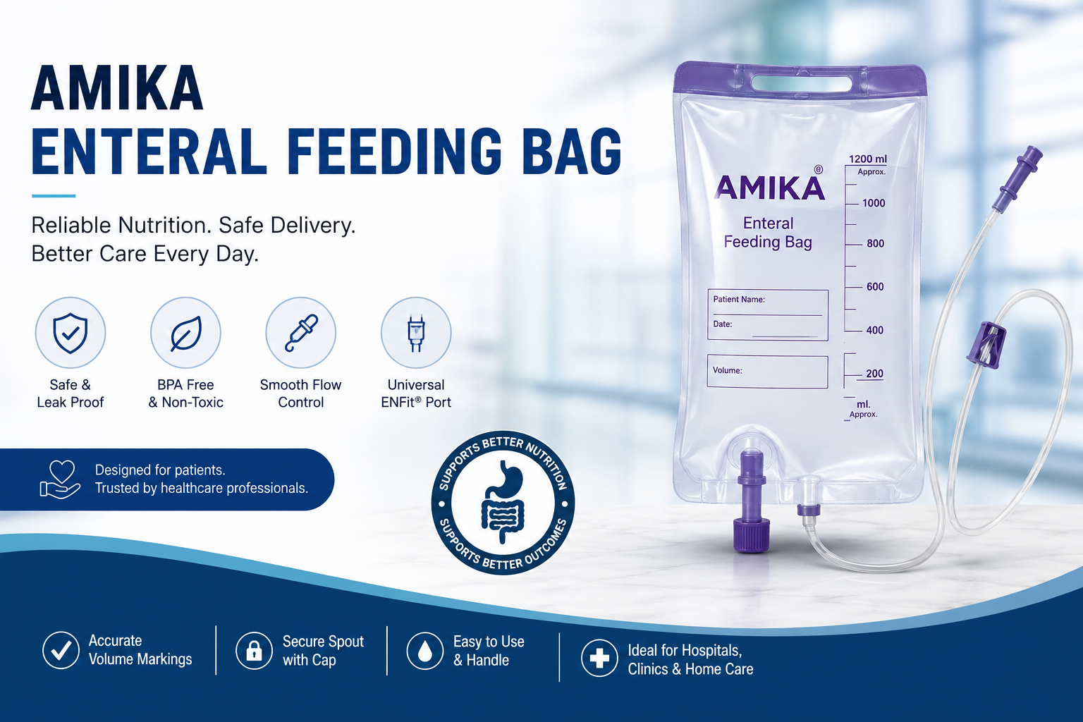 Amika Enteral Feeding Bag 
