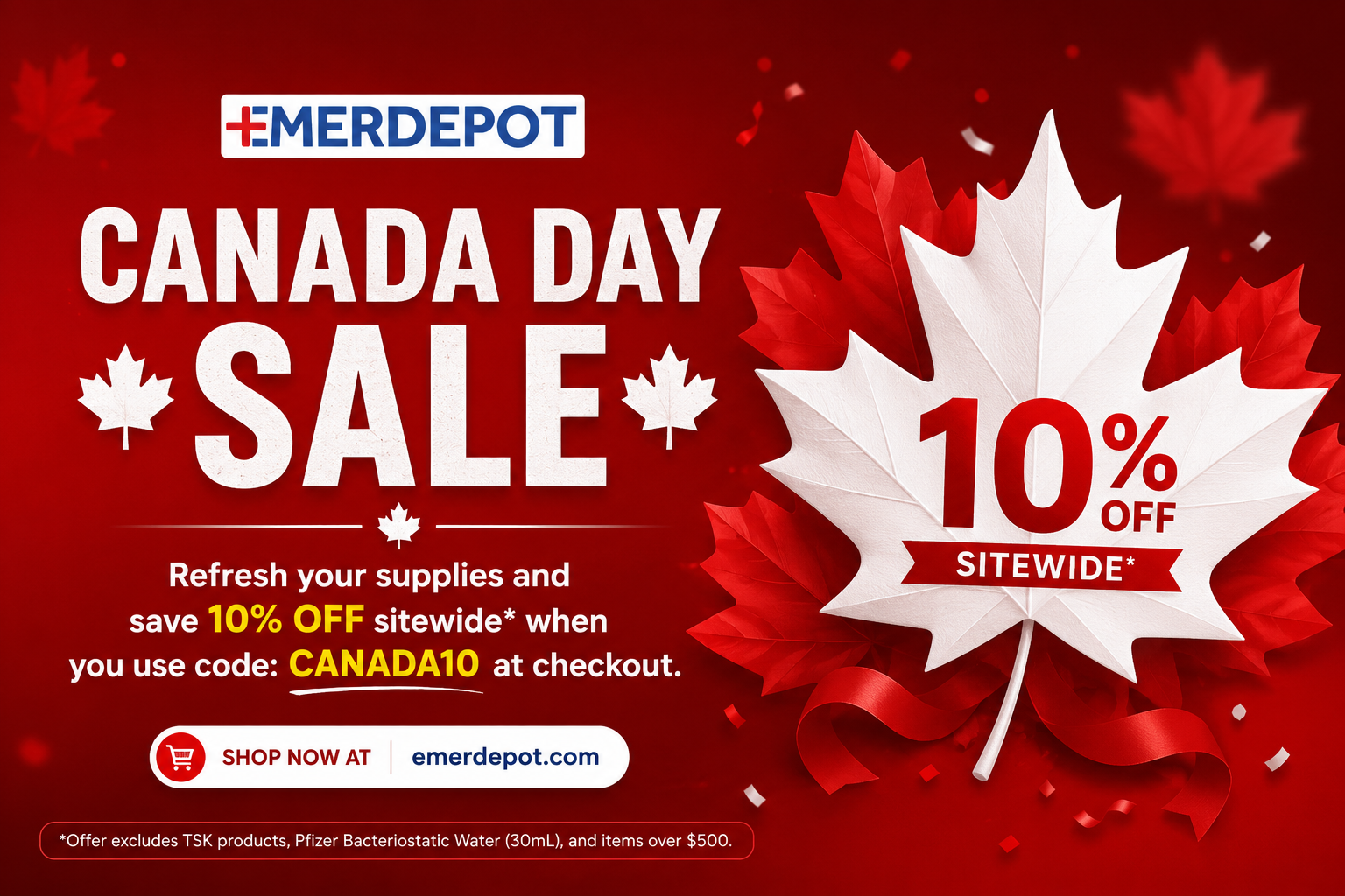 CANADA DAY SALE 