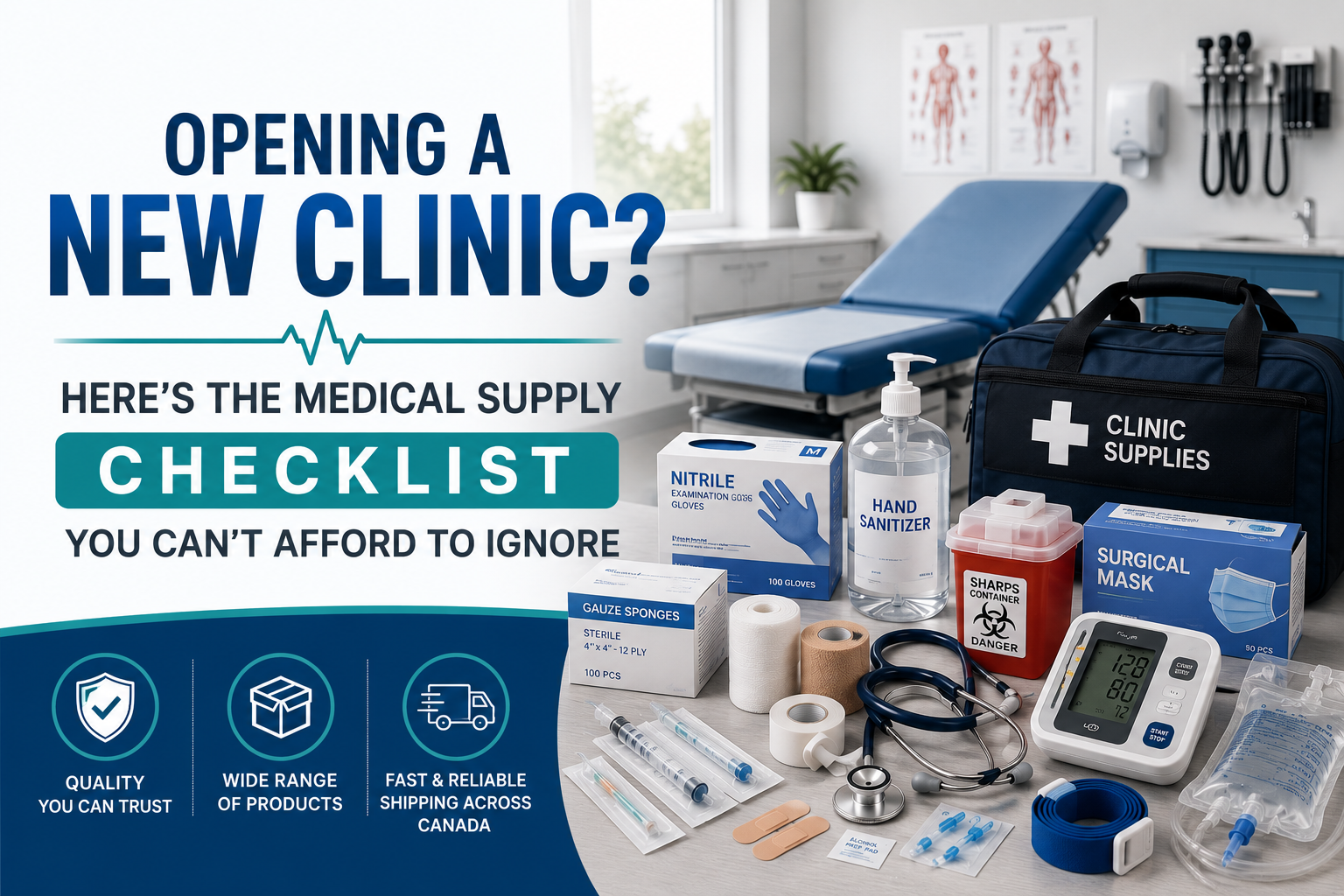 Opening a New Clinic: Essential Medical Supply Checklist for Success