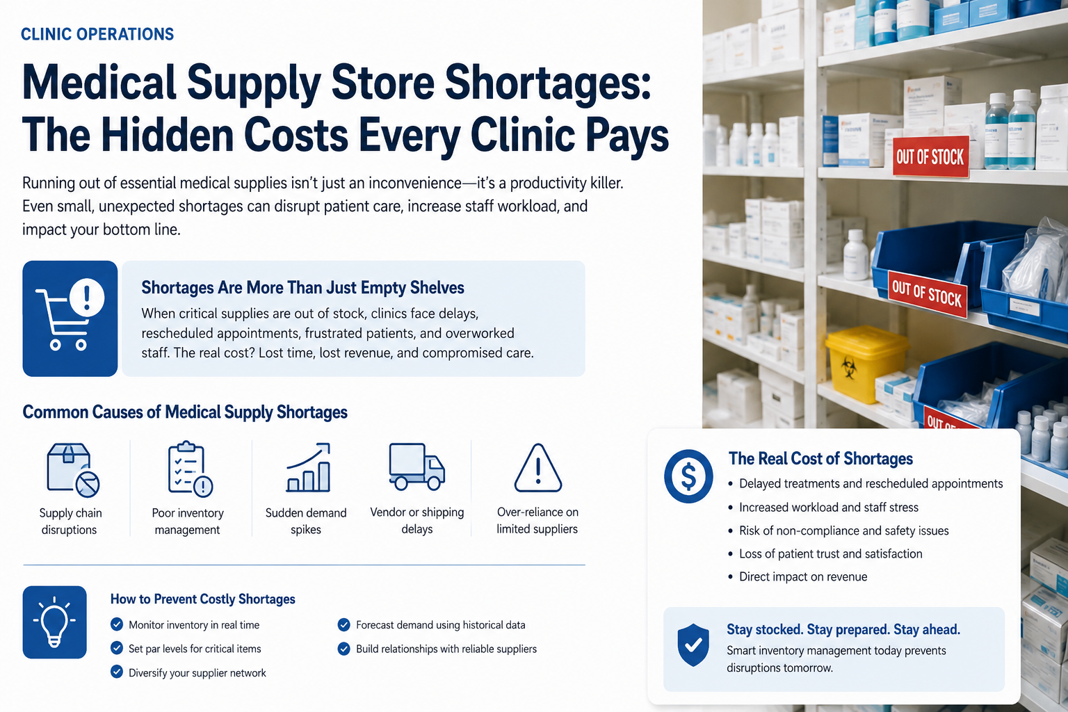 The Small Supply Gaps That Quietly Slow Down Growing Clinics