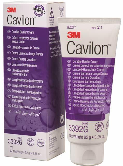 3M Cavilon durable barrier cream 92g tube and box for skin protection, home care supplies