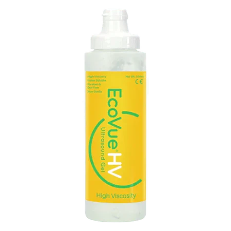 EcoVue HV High Viscosity Ultrasound Gel for medical imaging and diagnostic use