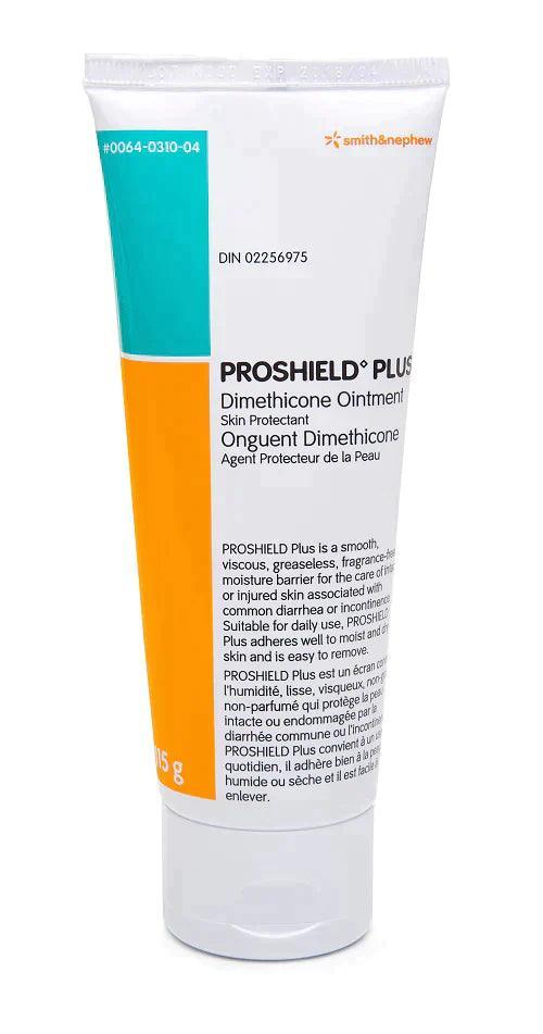 PROSHIELD Plus Dimethicone Ointment 115g tube, skin protectant for daily moisture barrier.