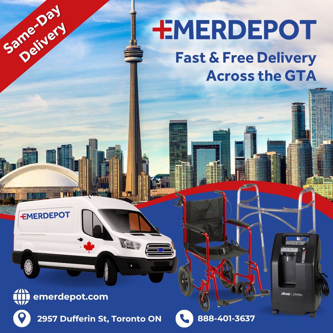 Walker, Wheelchair & Oxygen Concentrator Delivery (GTA)