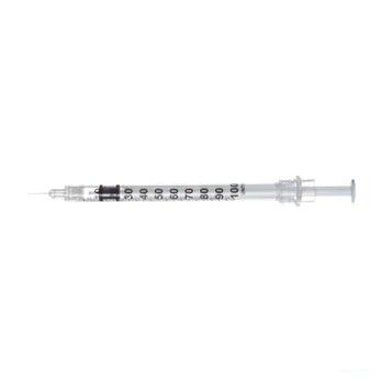 0.5mL | 30G x 5/16" - SOL-CARE 100089IM Insulin Safety Syringe | 100 per Box