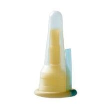 External male catheter with adhesive strip, medical urinary incontinence device
