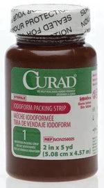 DUPLICATECURAD Sterile Iodoform Gauze Packing Strip (2in x 5 yd)