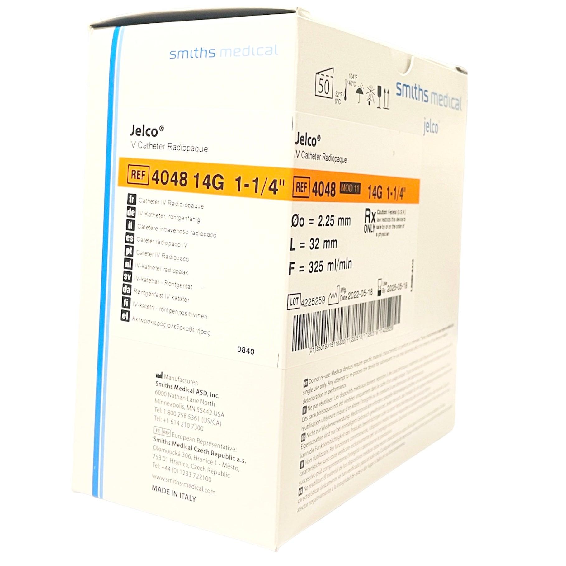 jelco-straight-hub-radiopaque-fep-iv-catheters-4048-14g-x-1-1-4