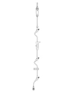 B.Braun IV Administration Set | 88" Tubing | 60 Drops/mL | Universal Spike | Spin-Lock Connector | Backcheck Valve | 3 Caresite Luer  Access Devices | 354206