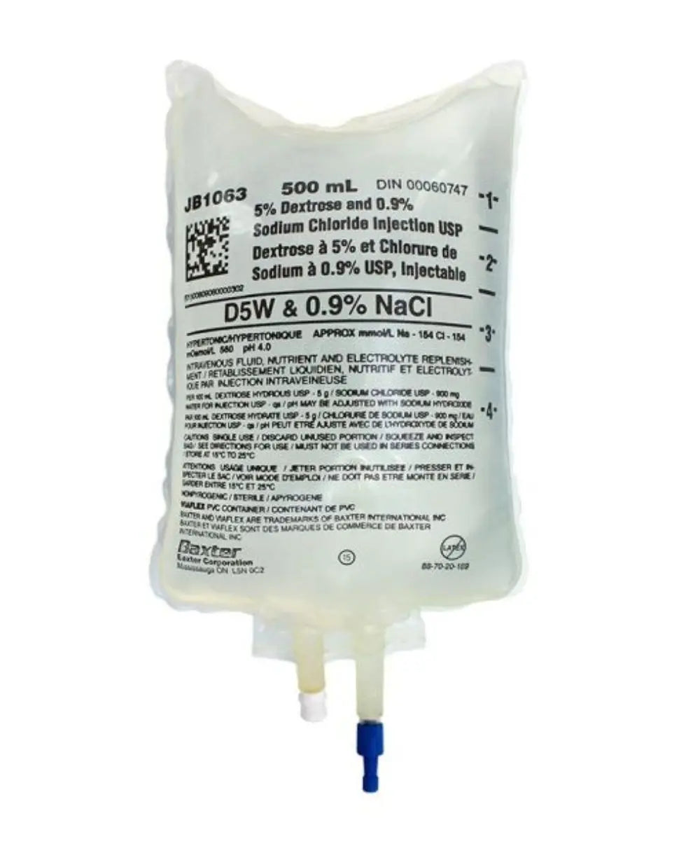 5% Dextrose and 0.9% Sodium Chloride Injection Solution | JB1063