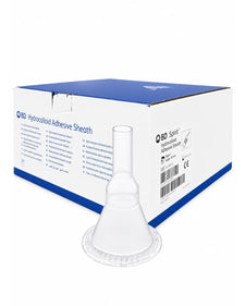BD Spirit Hydrocolloid Adhesive Sheath Male External Catheters Style 1 Large 36mm