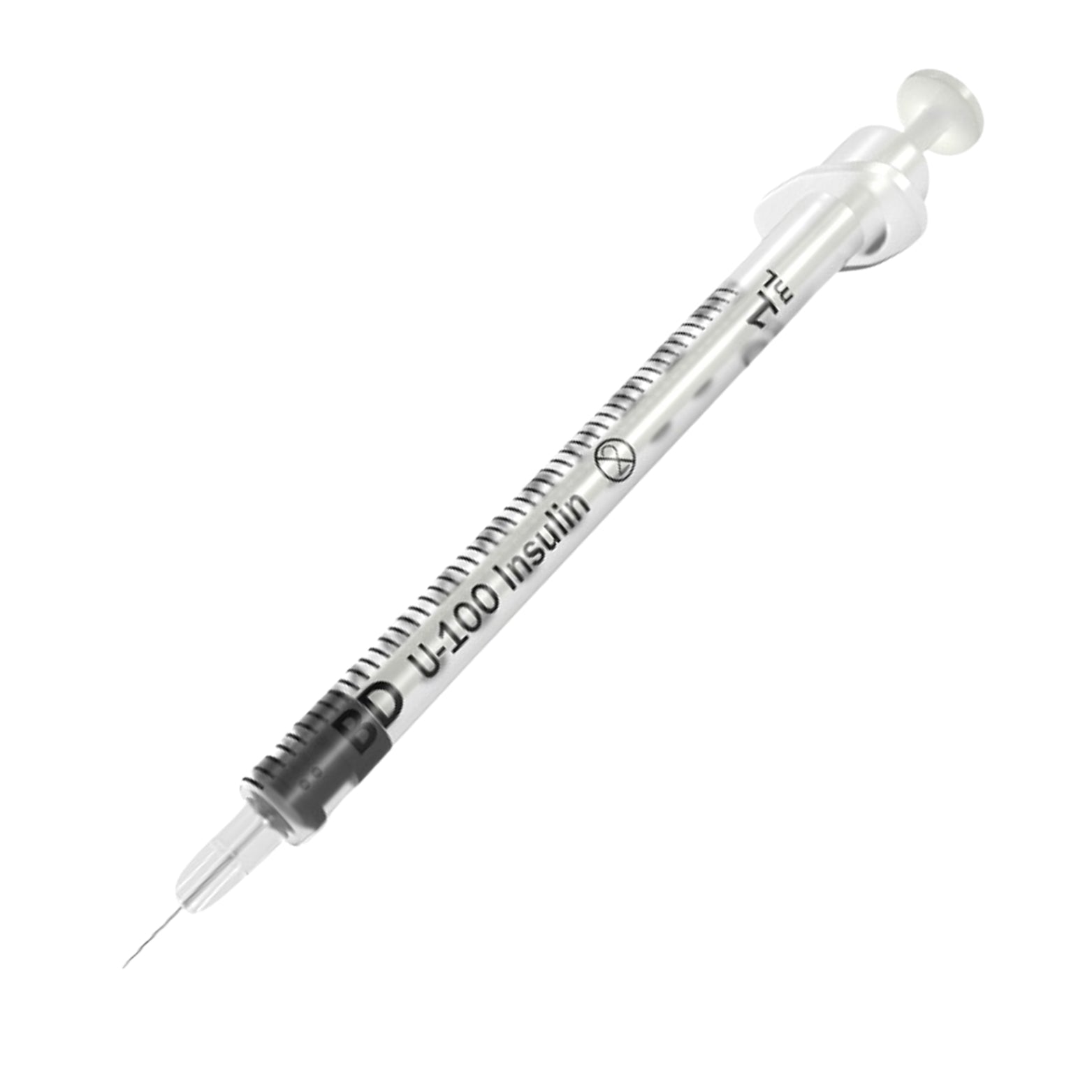 Disposable insulin syringes, 1mL capacity, 31G x 6mm ultra-thin needle for smooth and pain-free injections.