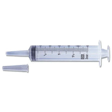 2oz plastic medical syringe with cap for home care and medical use