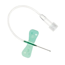 butterfly winged infusion set with 21 gauge needle for IV medical use