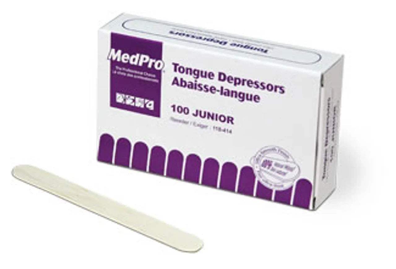 MedPro Tongue Depressors| 500 Per Box| Senior| 118-415