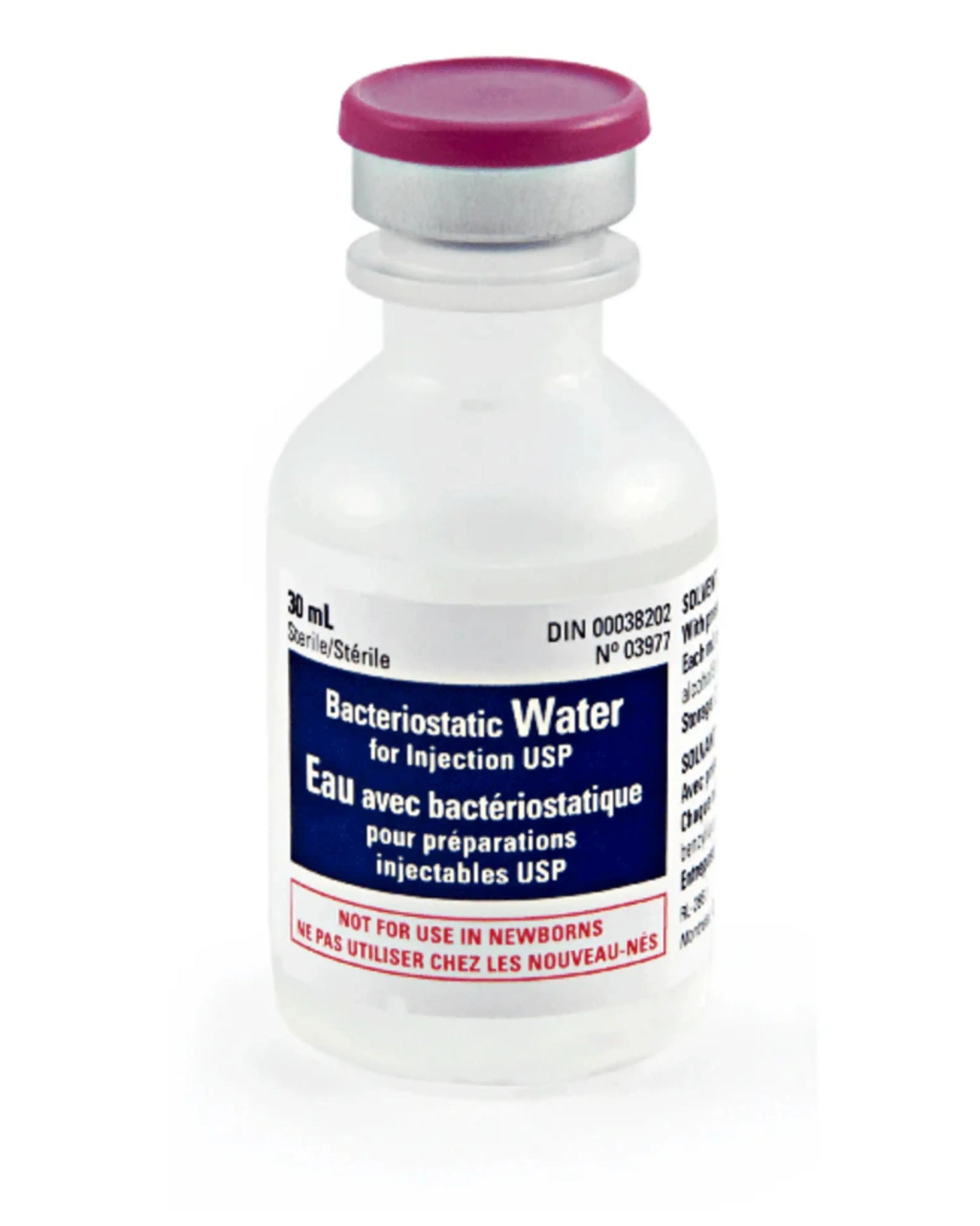 Bacteriostatic Water Sterile Injection 30mL 