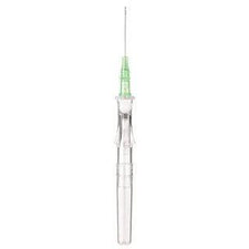 Sterile IV cannula with needle and transparent protective cover for medical use