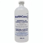 Isopropyl 70% Rubbing Alcohol 500 mL by HealthCare Plus | SCA-500