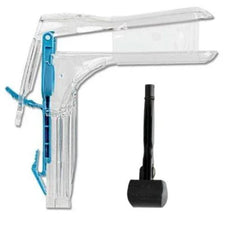 Disposable vaginal speculum with LED light for medical gynecological examination