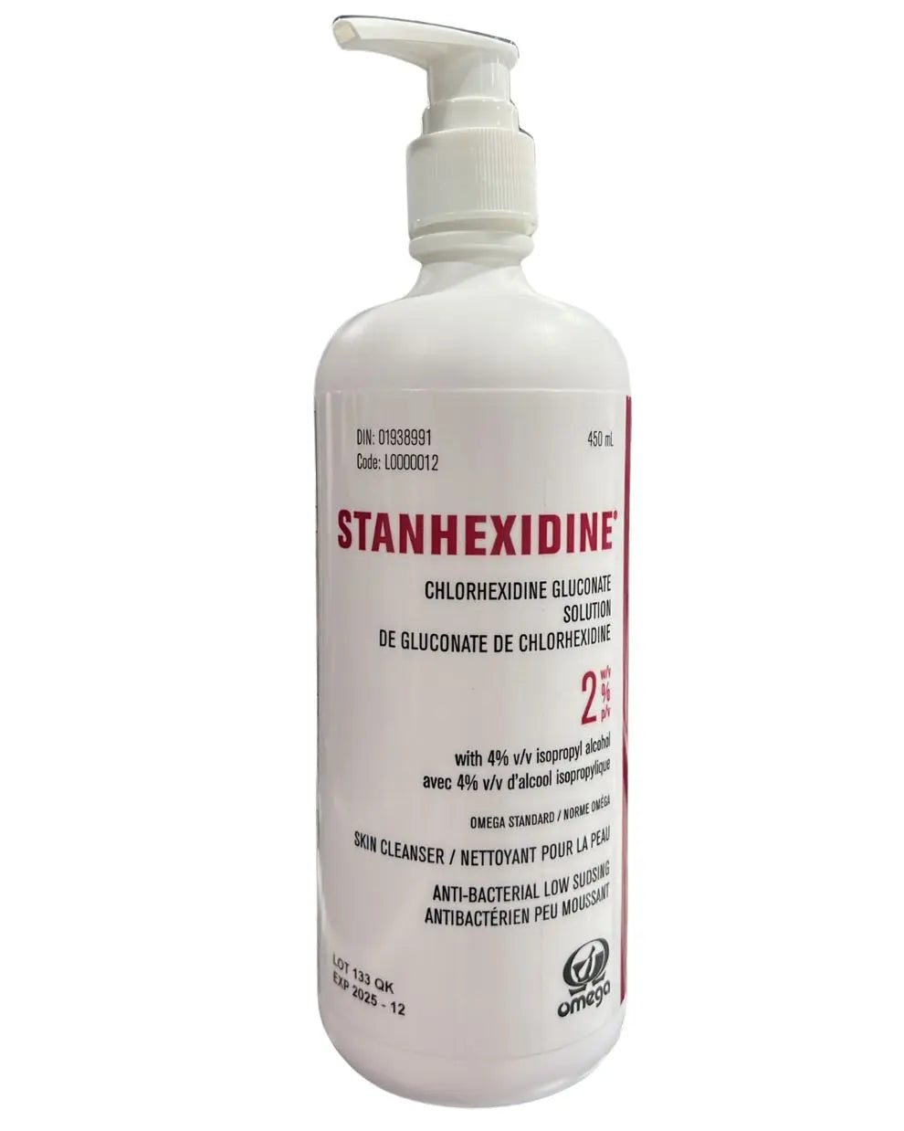 Stanhexidine 2% Chlorhexidine Gluconate 450mL | L0000012 
