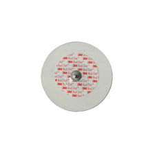 3M Red Dot round ECG electrode medical sensor with snap connector on white background