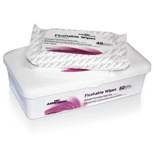 AMDRitmed flushable wipes pack for home care, personal hygiene, disposable cleansing