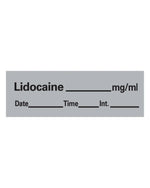Anesthesia Lidocaine Tape Gray mg/mL 1.5" x 0.5" 1 Roll
