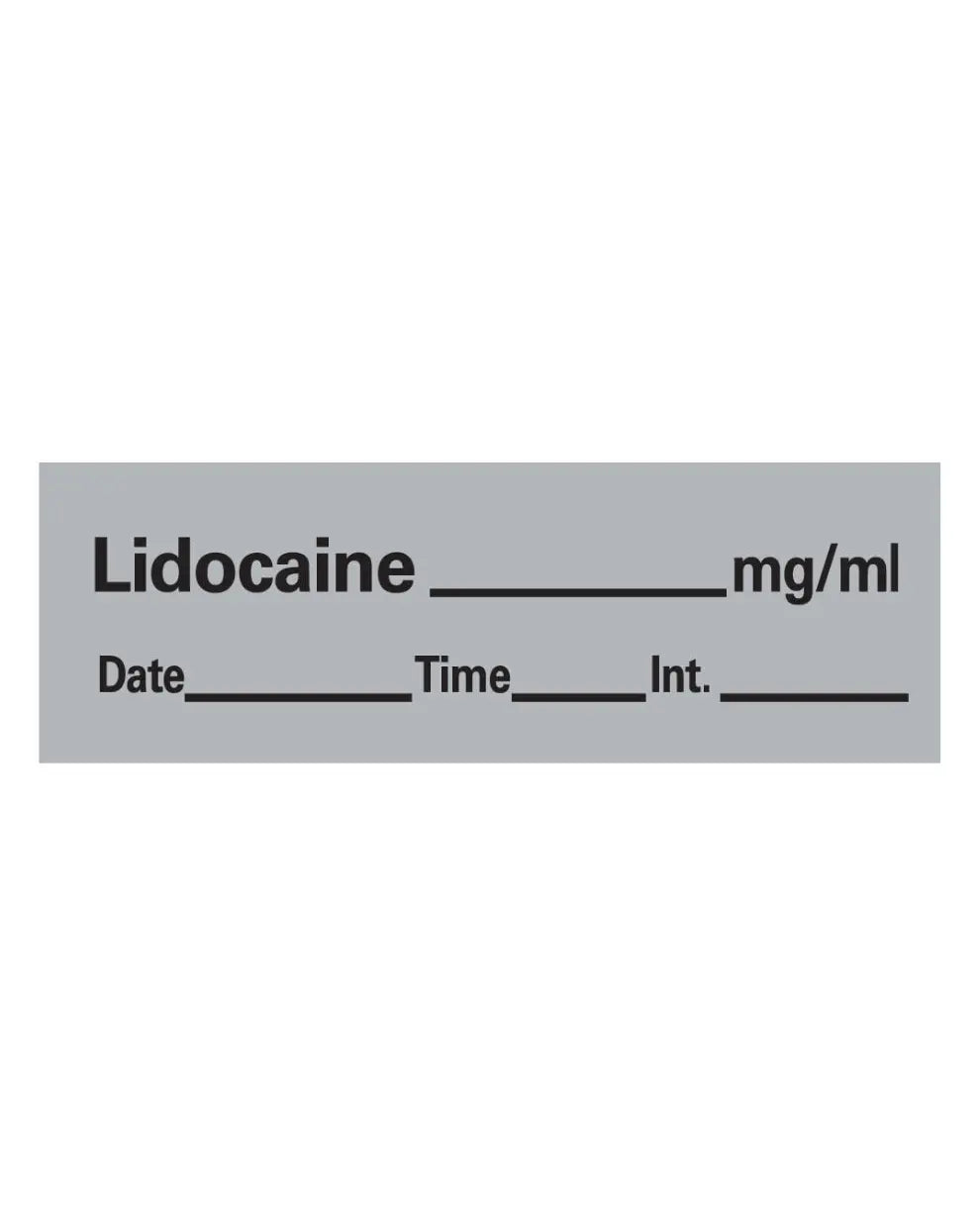 Anesthesia Lidocaine Tape Gray mg/mL 1.5" x 0.5" 1 Roll
