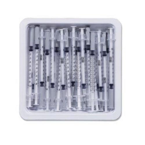 1ml - 26G x 3/8" | Allergist Tray with Precisionglide Permanently Attached Needle -BD305539