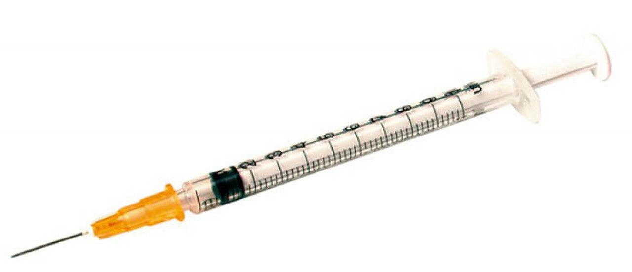 1mL | 25G x 5/8" - Terumo SS-01T2516 Syringe & Needle Combination (100 pcs)