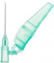 Safety hypodermic needle with protective shield for medical injection use