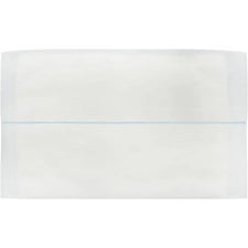 Disposable white underpad for medical incontinence or home care use on white background