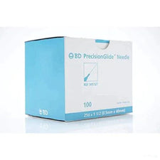 BD PrecisionGlide Needle box 25G x 1.5 inch medical supply, 100 count