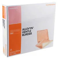 ALLEVYN Gentle Border dressing box, wound care foam dressing for sensitive skin