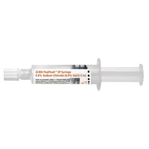 5mL BD PosiFlush SP 0.9% Sodium Chloride Prefilled Syringe | 30/Box | 306591