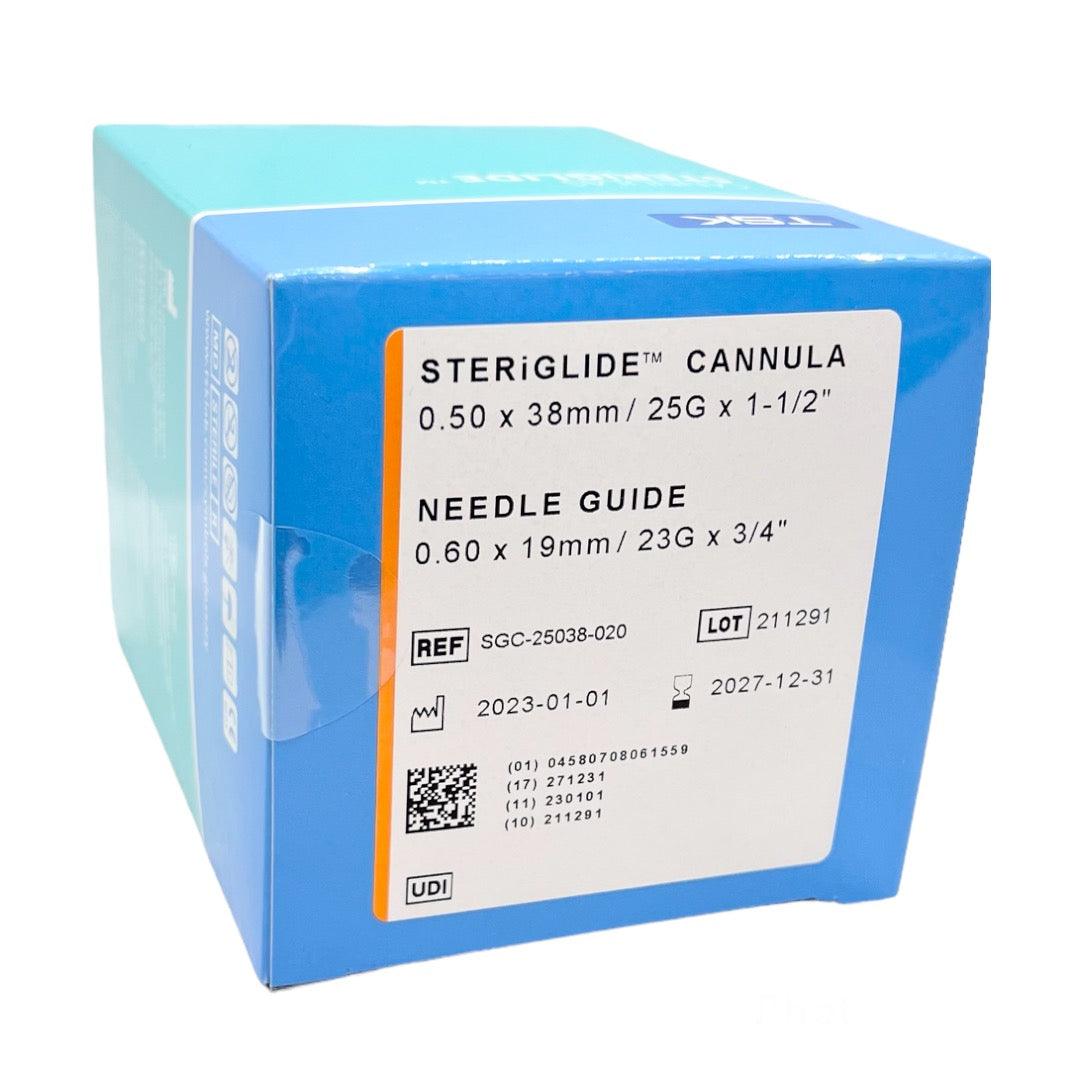 25G x 1 1/2" - TSK STERiGLIDE Aesthetic Cannula Needle (20 pcs)