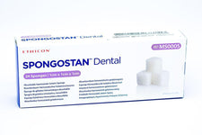 SPONGOSTAN Dental absorbable gelatin sponges box, 24 sterile dental sponges, 1cm x 1cm x 1cm