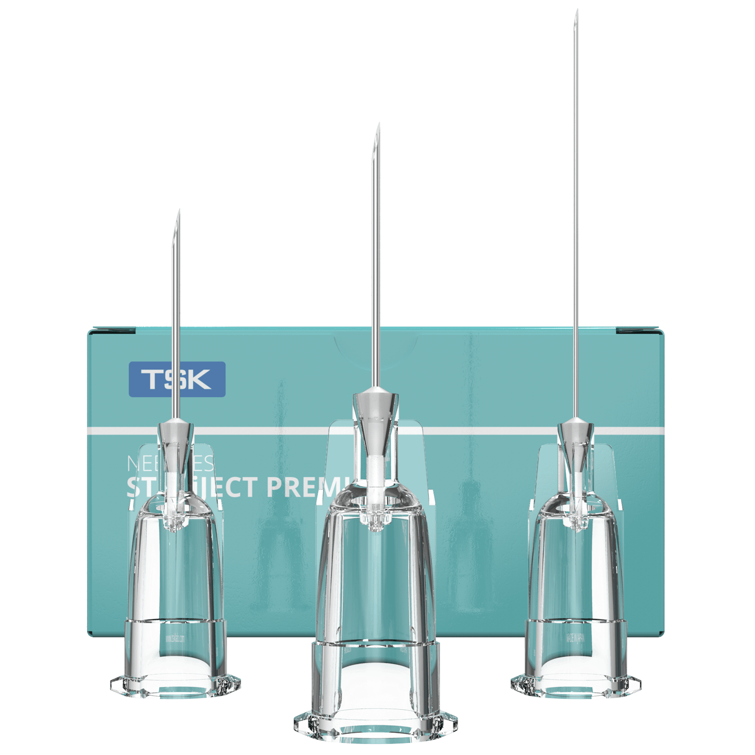 27 Gauge X 13mm (1/2") - TSK PRC Control Hub - Ultra Thin wall Needles (100/Bx)