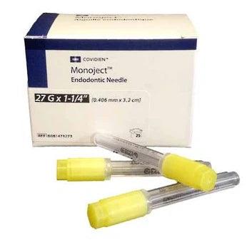 27G x 1.25" | Endodontic Irrigation Needle Yellow 25 each/box