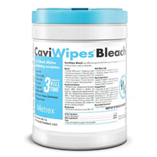 CaviWipes Bleach disinfecting towelettes container for surface cleaning