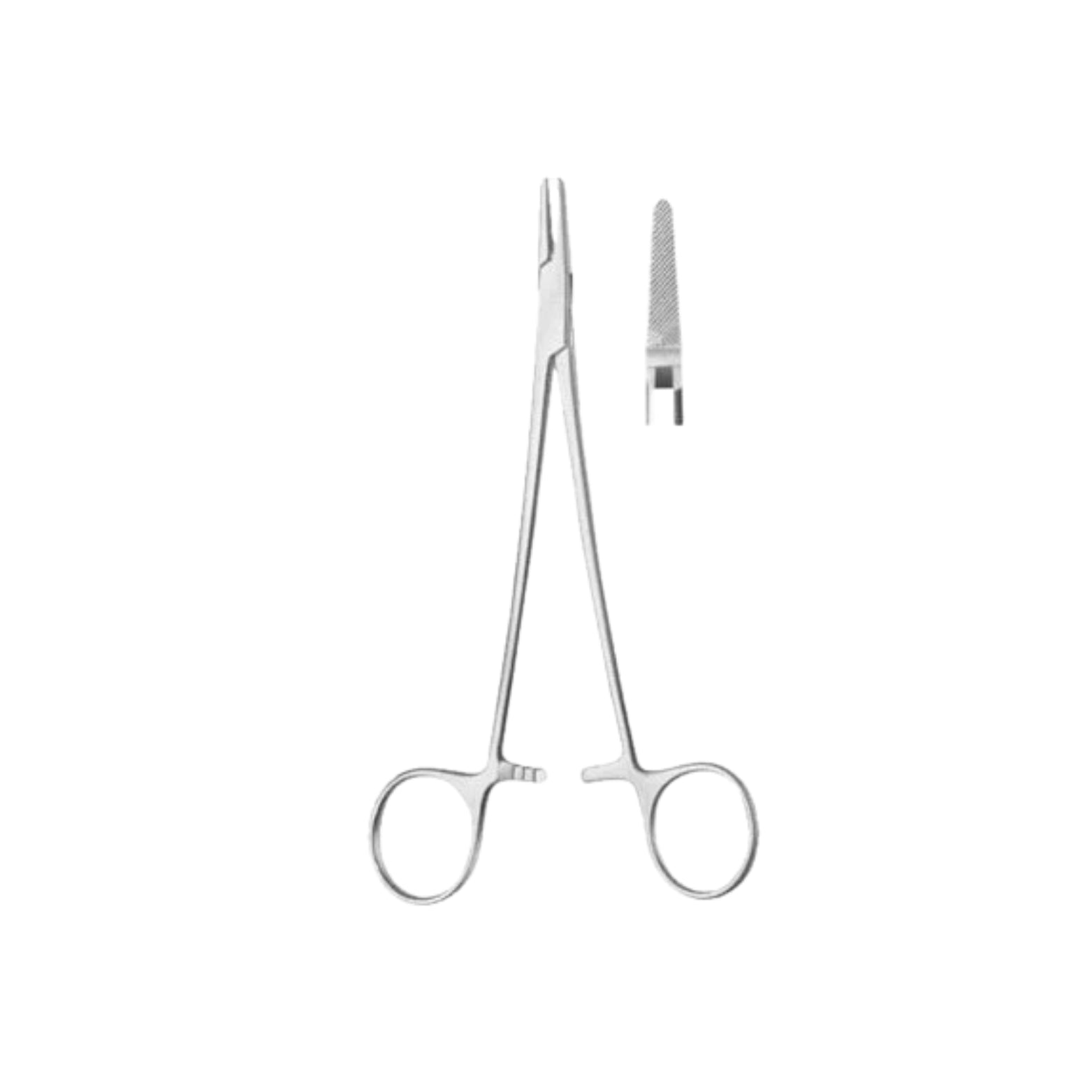 sklar-needle-holder-econo™-5-1-2-inch-length-straight-serrated-tip-finger-ring-handle