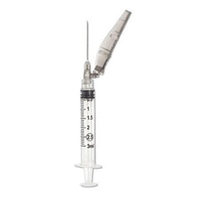 3ml safety syringe with needle and transparent protective cap, medical supply product