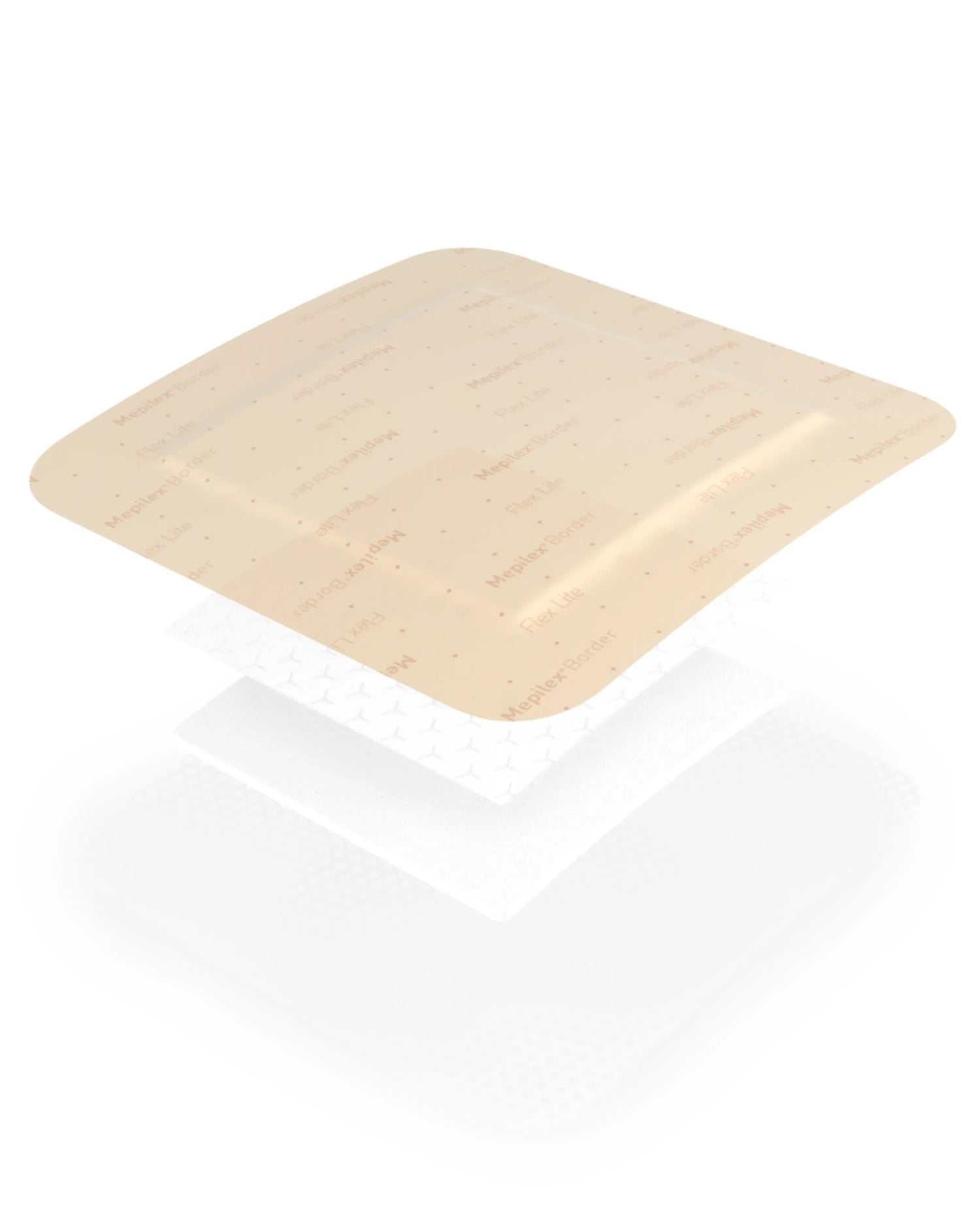 Molnlycke Mepilex Border Flex Lite Self-Adherent Soft Silicone Foam Dressing 