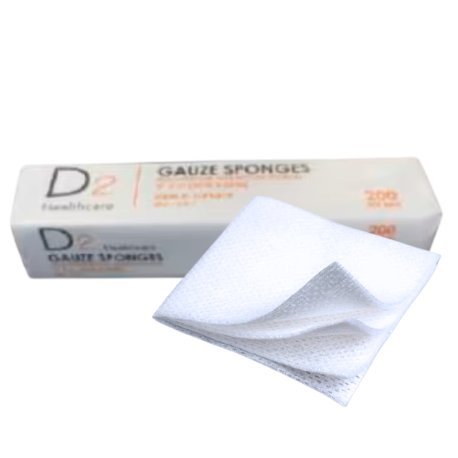 2x2 Non-Woven Gauze Sponges 4-Ply – Durable, high-absorbency medical sponges