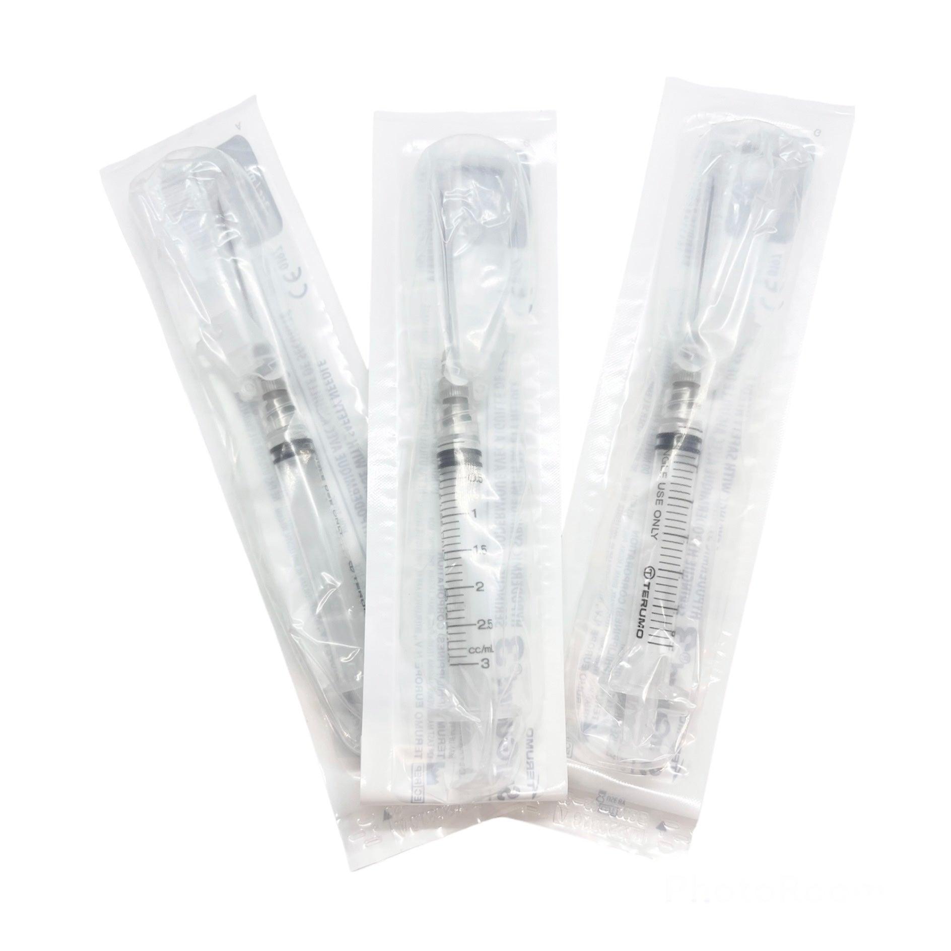 3 mL | 22G x 1 1/2" - Terumo SG3-03L2238 Hypodermic Syringes with Safety Needle | SurGuard 3 | 100 per Box