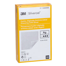 3M Silvercel hydro-alginate antimicrobial dressing with silver, 5cm x 5cm, sterile box