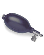 Black rubber inflation bulb for sphygmomanometer blood pressure cuff