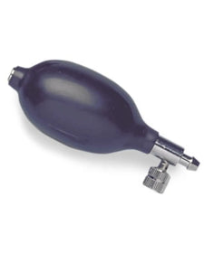 Black rubber inflation bulb for sphygmomanometer blood pressure cuff